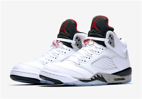 air jordan 5 black white|air jordan 5 white cement.